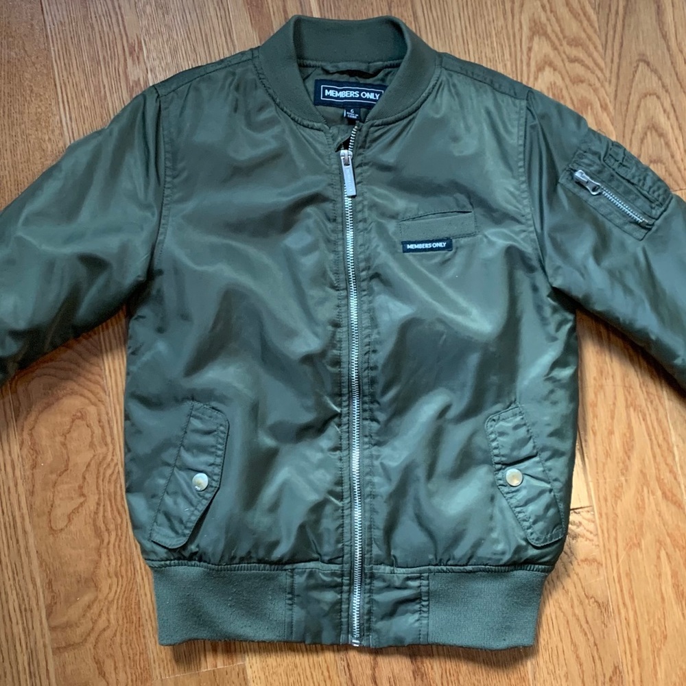 Kids Members Only Bomber Jacket
